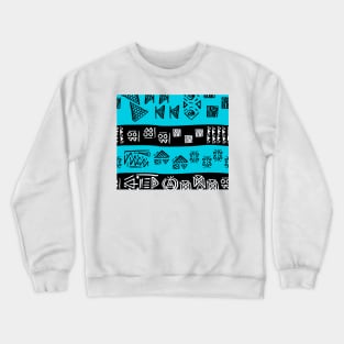 Egyptian and african mud cloth Crewneck Sweatshirt